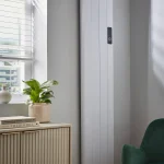 Capri Electric Aluminium Panel Heater 1000W Vertical 1600 x 362mm - White
