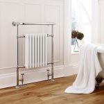 Crown Design Radiator - Chrome & White
