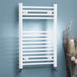 Straight Towel Rail White